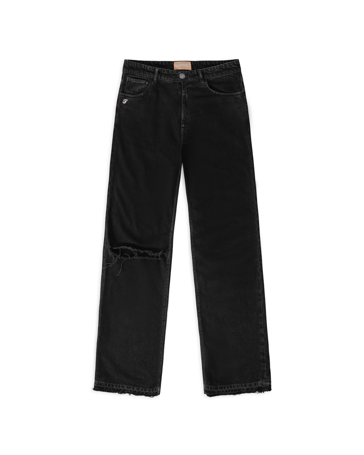 545 DON'T MISS IT 01 DISTRESSED MIDNIGHT BLACK DENIM