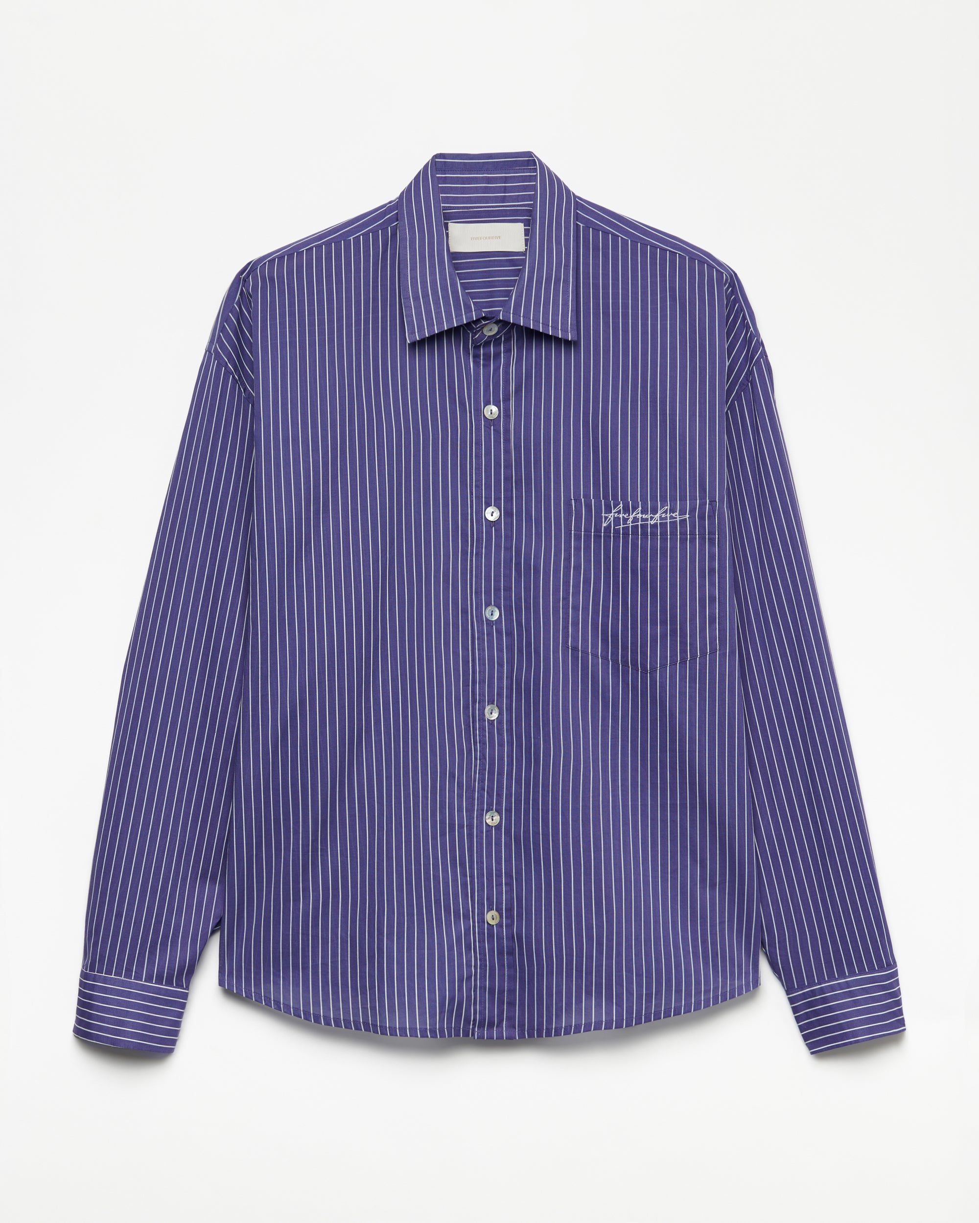 545 Ultralight Oversized Striped Shirt – fivefourfive