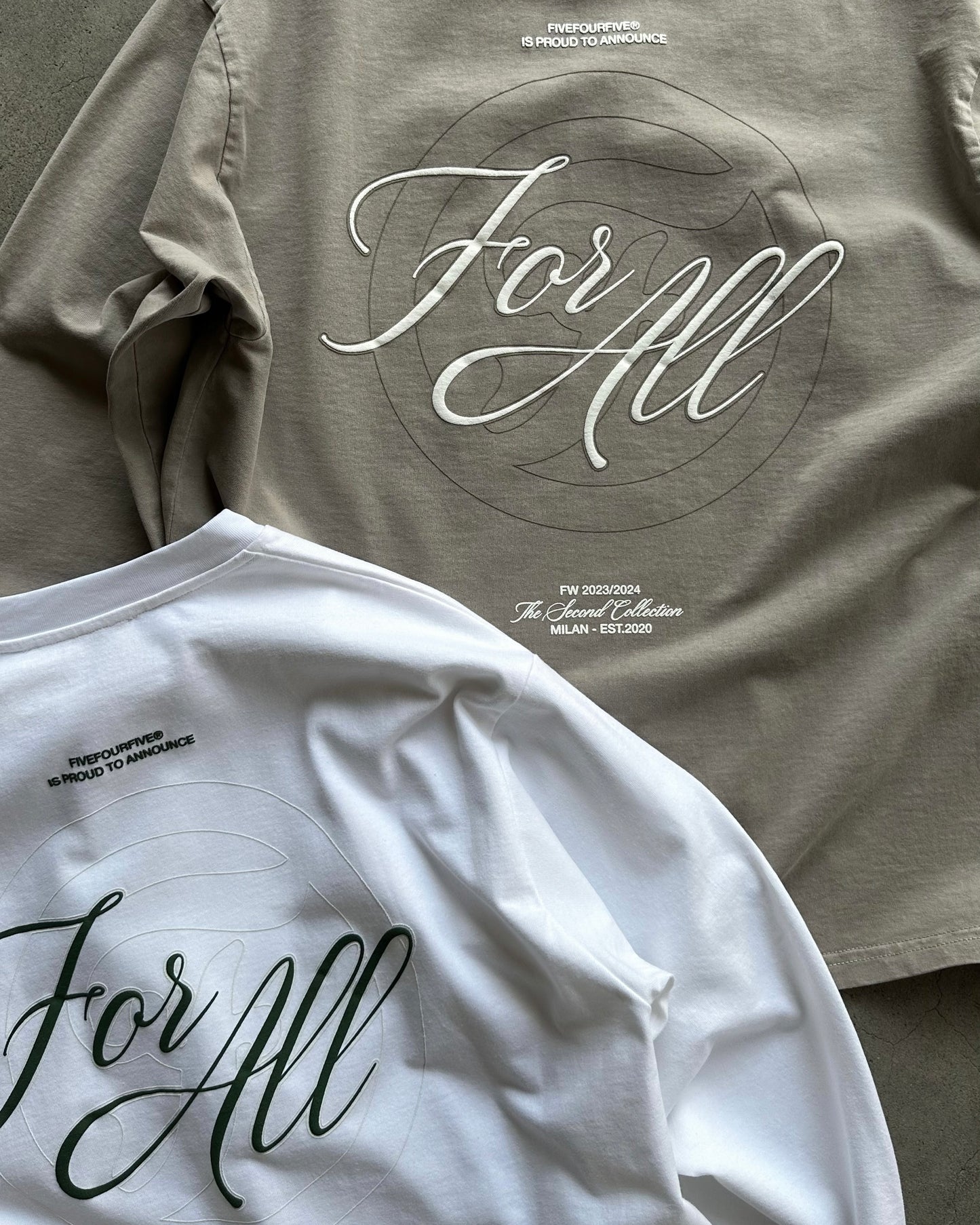 545 FOR ALL OPENING LONGSLEEVE PURE WHITE