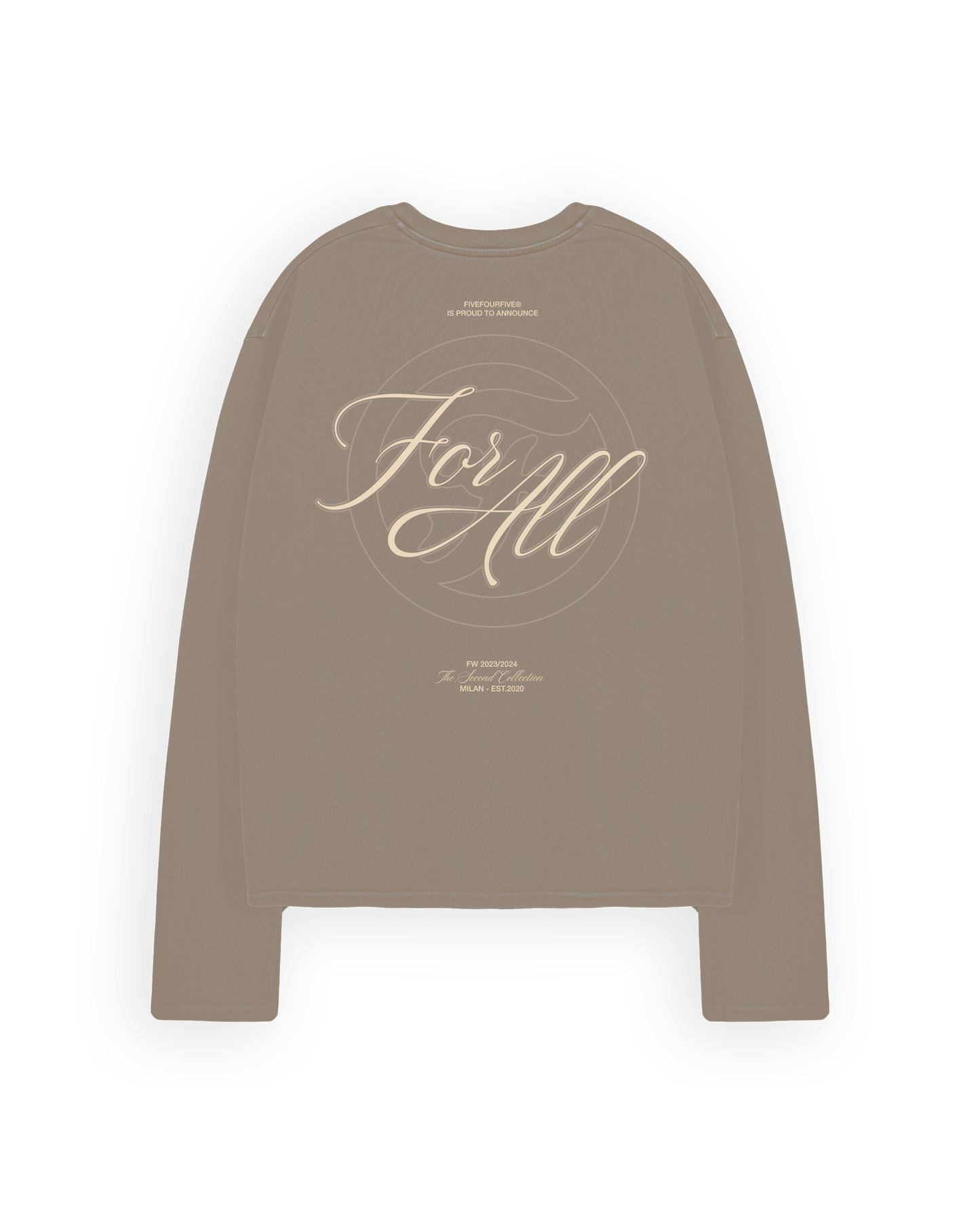 545 FOR ALL OPENING LONGSLEEVE WASHED SAND