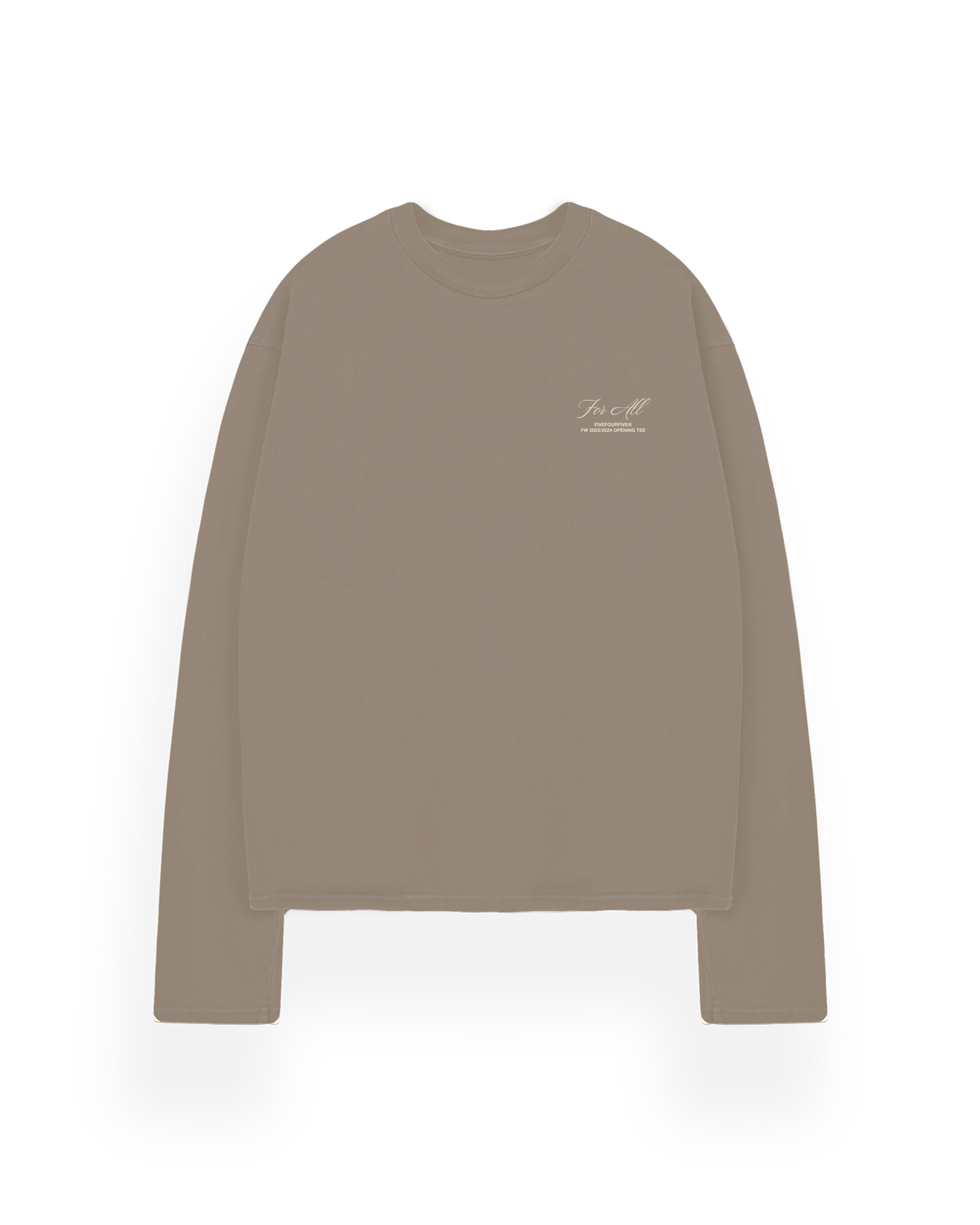 545 FOR ALL OPENING LONGSLEEVE WASHED SAND