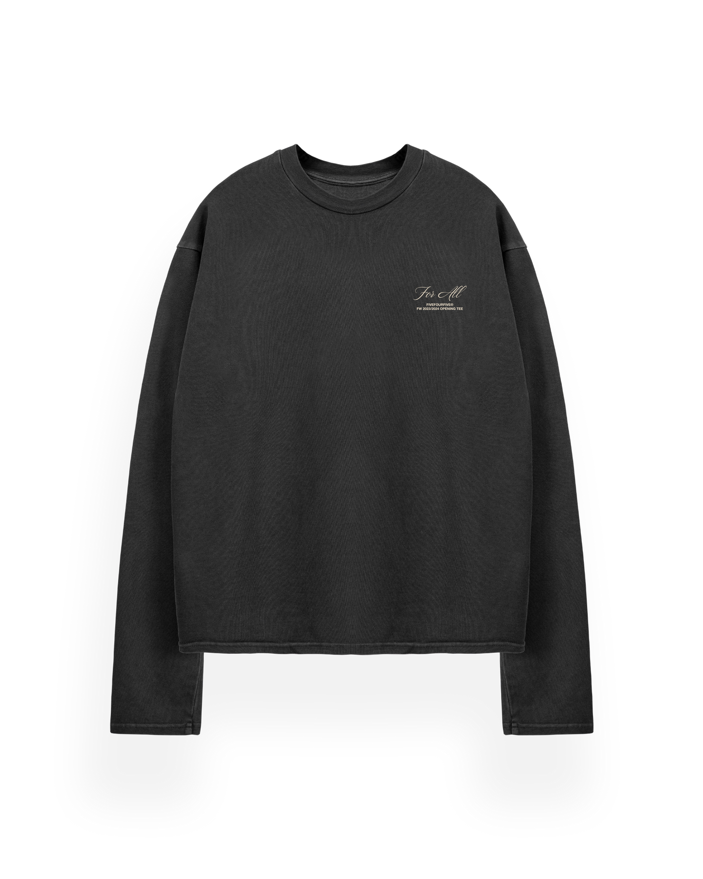 545 FOR ALL OPENING LONGSLEEVE WASHED BLACK