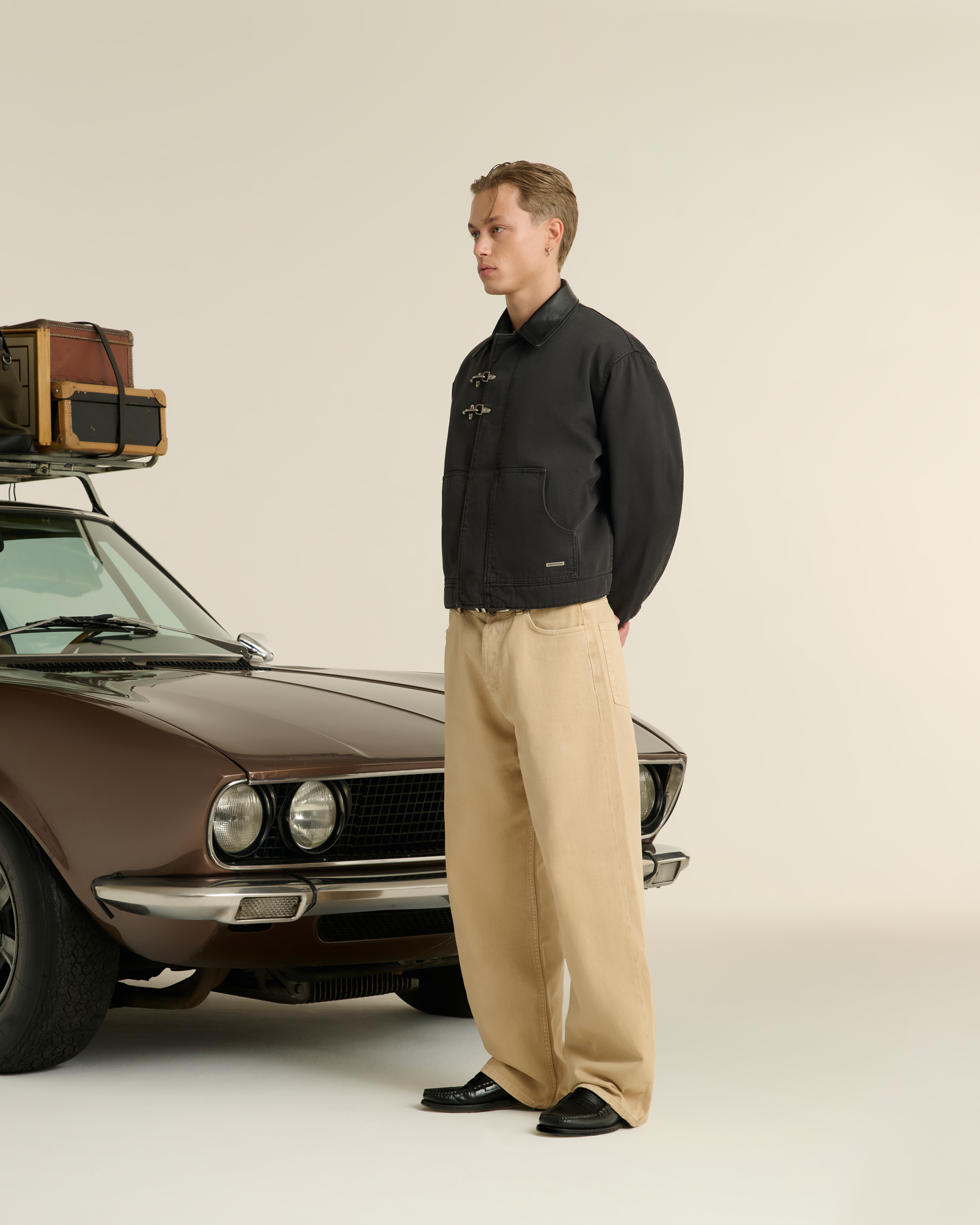 545 Zipper Canvas Blouson Jacket