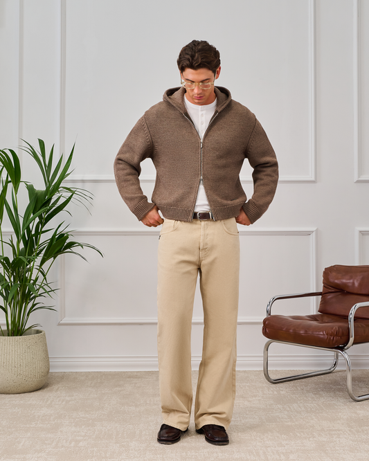 545 Knitted Zip Hoodie