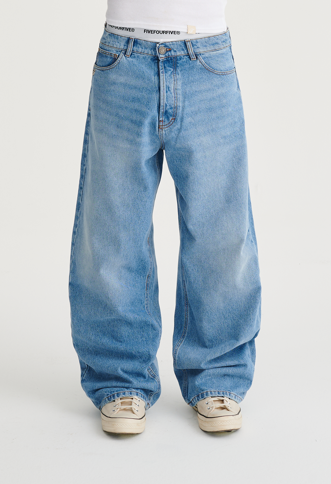 545 EVERYDAY DENIM 02 WIDE LEG WASHED BLUE