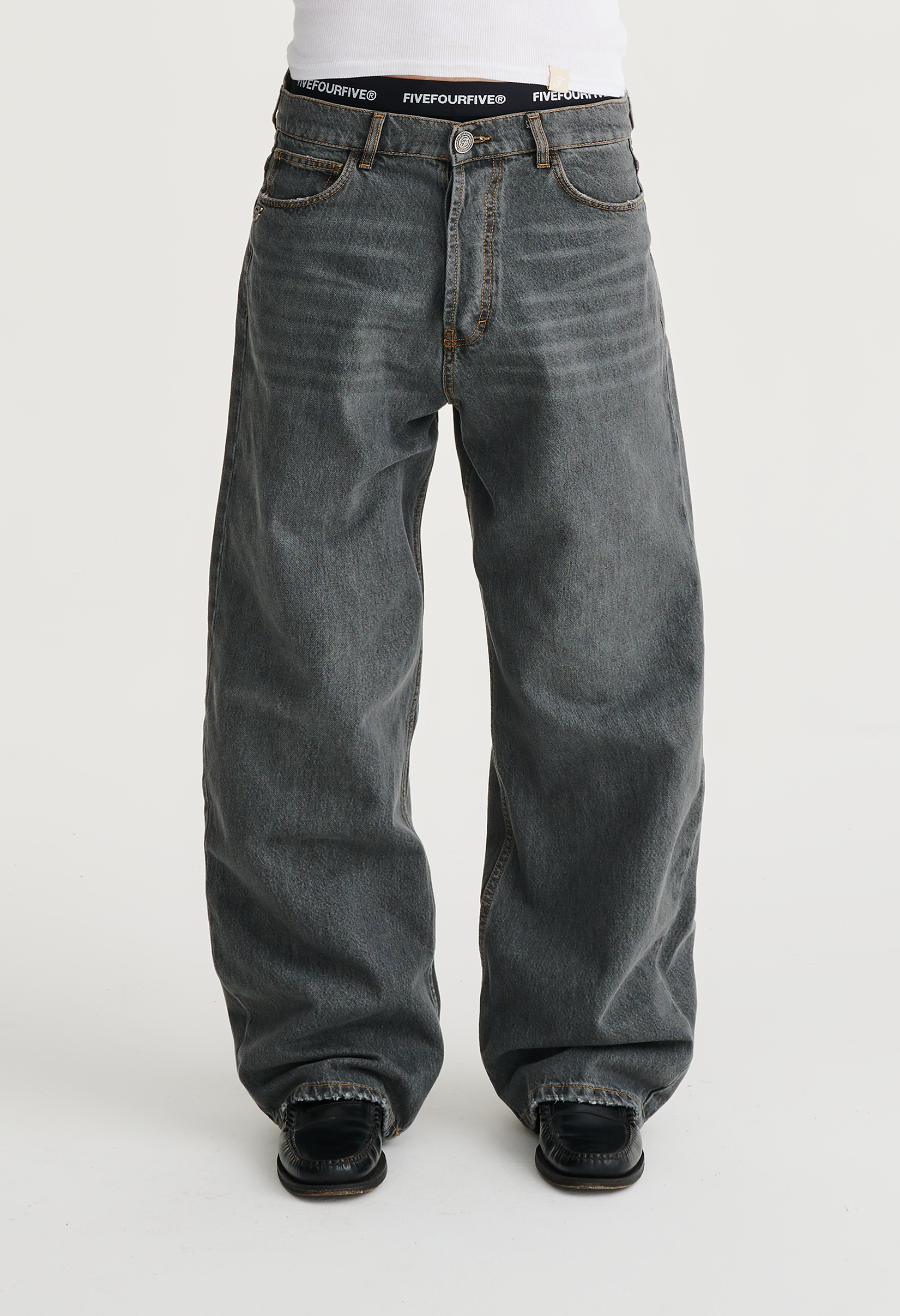 545 EVERYDAY DENIM 02 WIDE LEG WASHED GREY