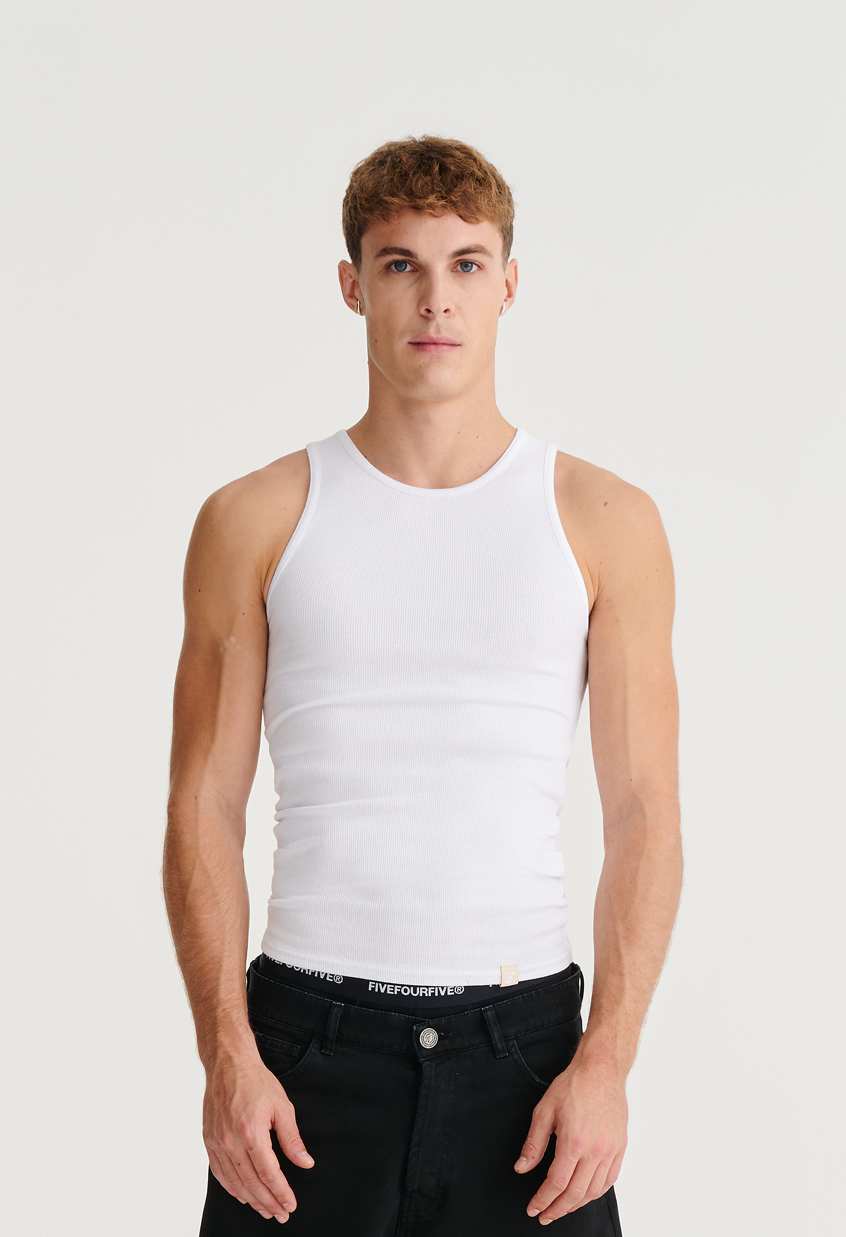 545 EVERYDAY TANK TOP WHITE - TWO PACK