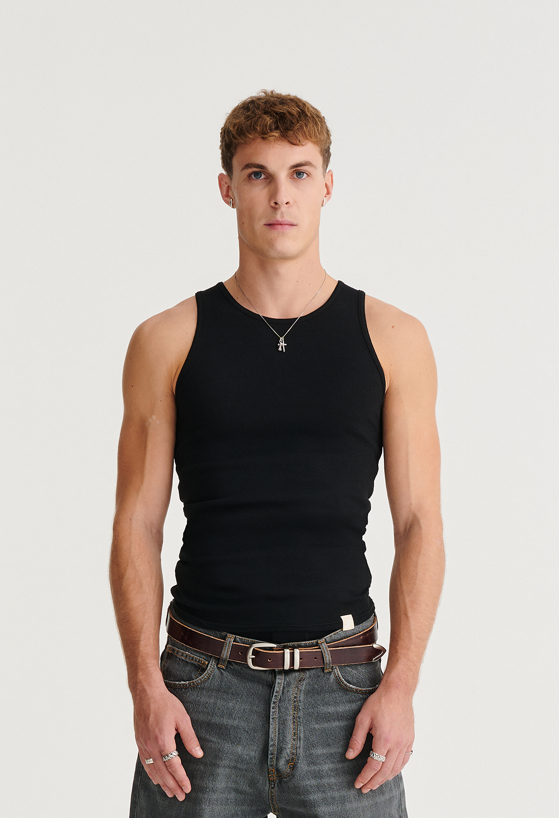 545 EVERYDAY TANK TOP BLACK - TWO PACK