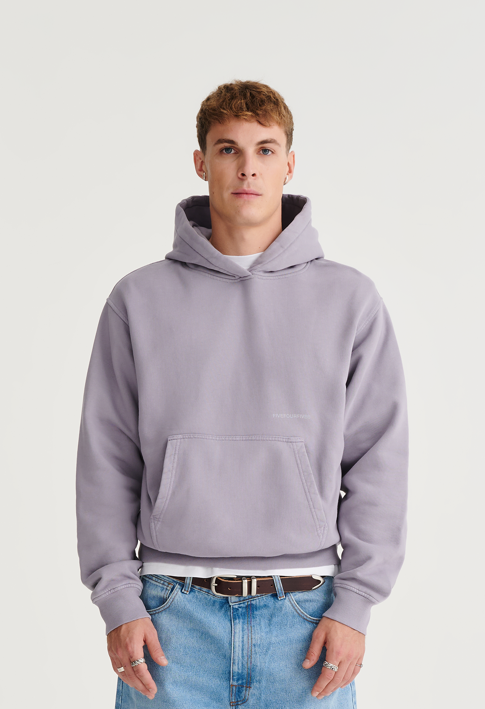 545 EVERYDAY HOODIE WASHED LILAC