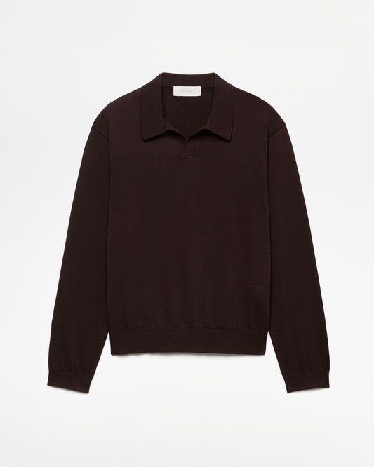 545 Knitted Polo Longsleeve