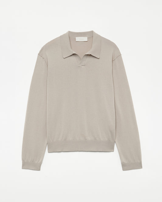 545 Knitted Polo Longsleeve