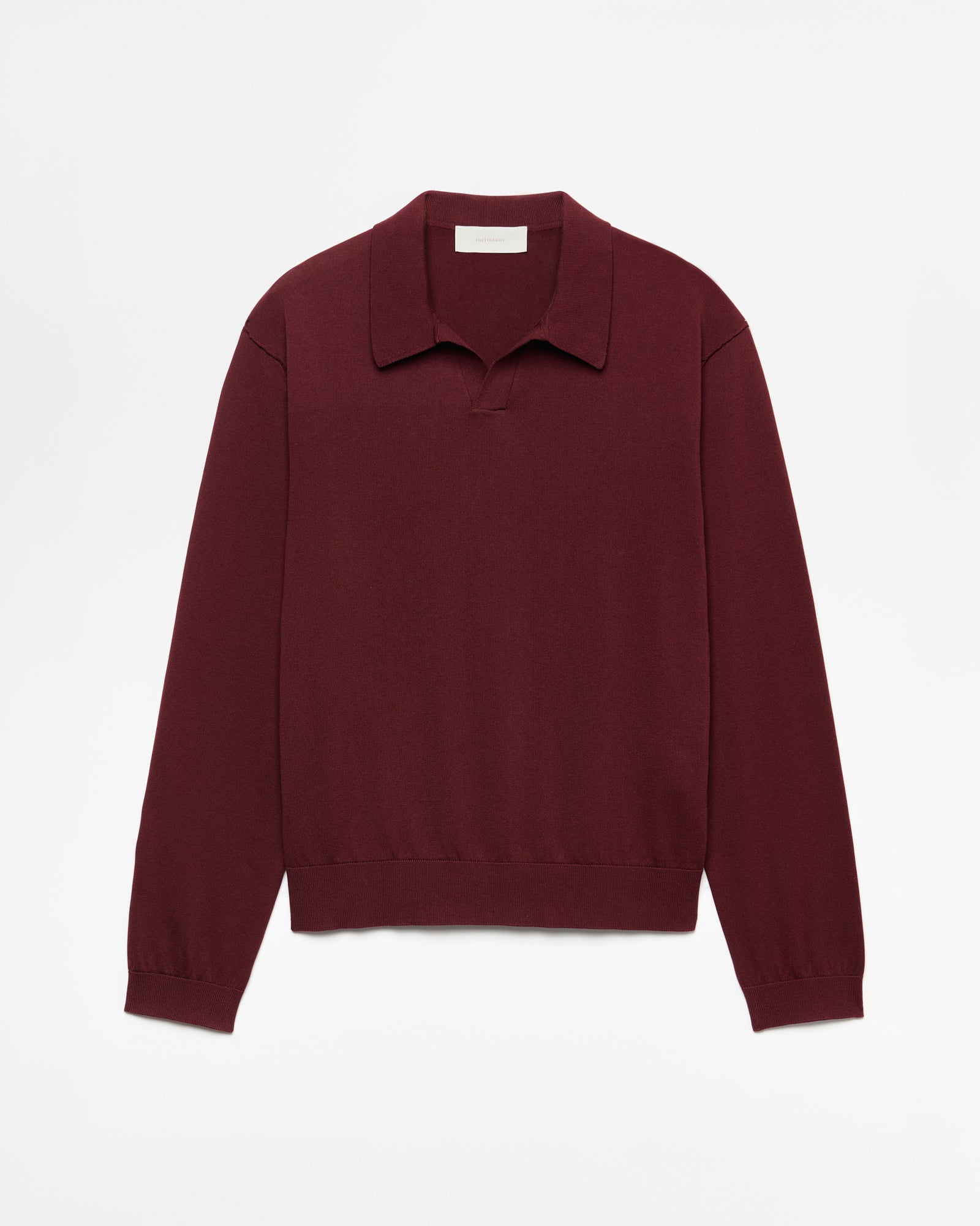 545 Knitted Polo Longsleeve