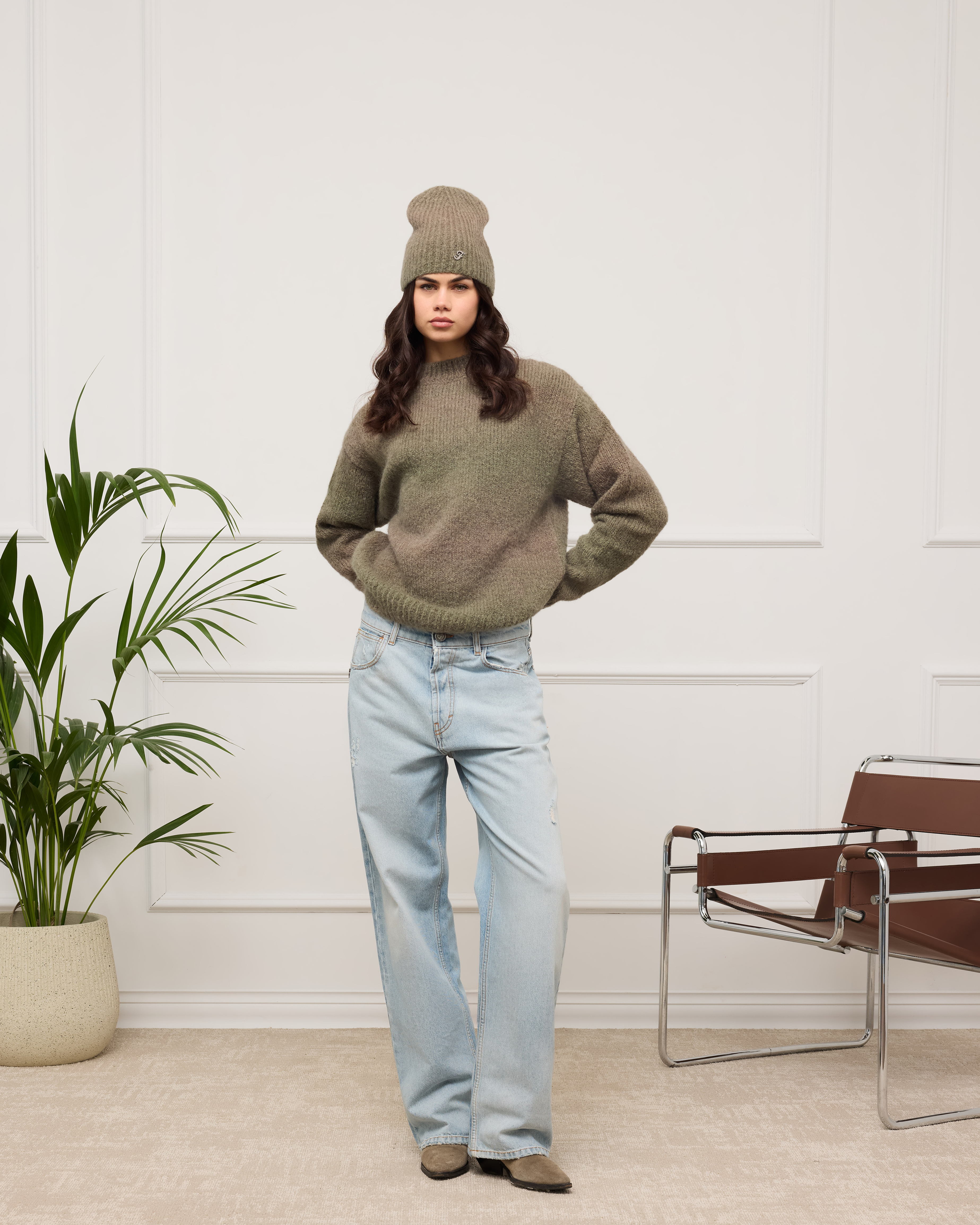 545 Alpaca Faded Sweater