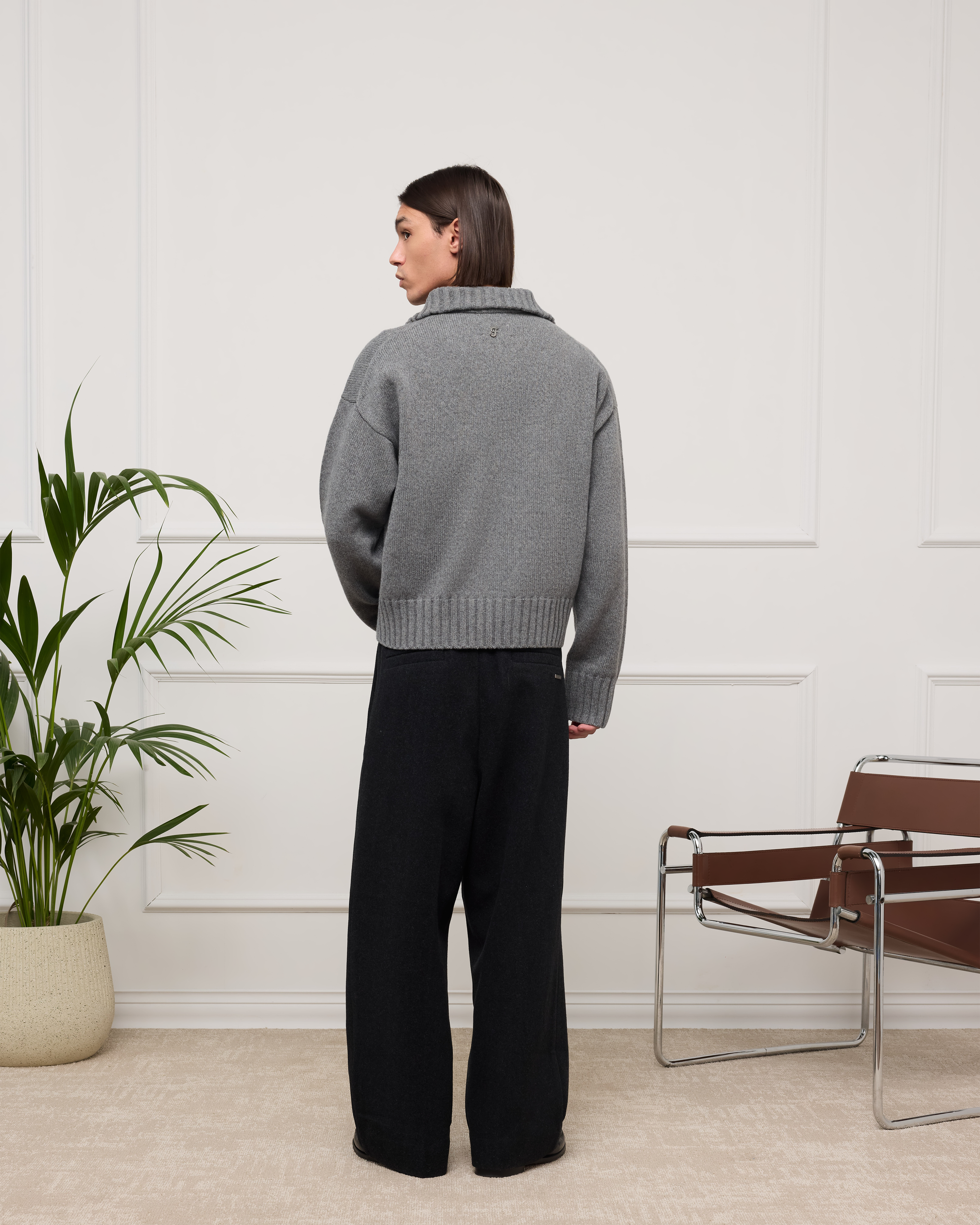 545 Half Zip Heavy Sweater