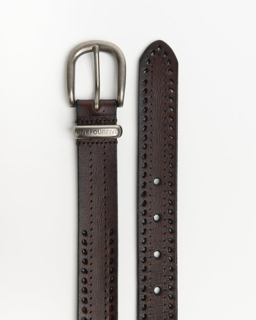 545 Pierced Leather Belt