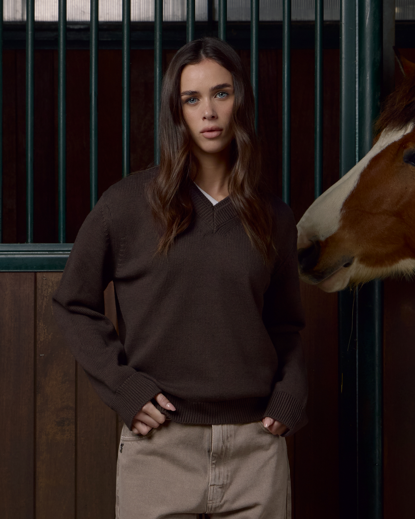 AFH-V-NECK-JUMPER-BROWN-7