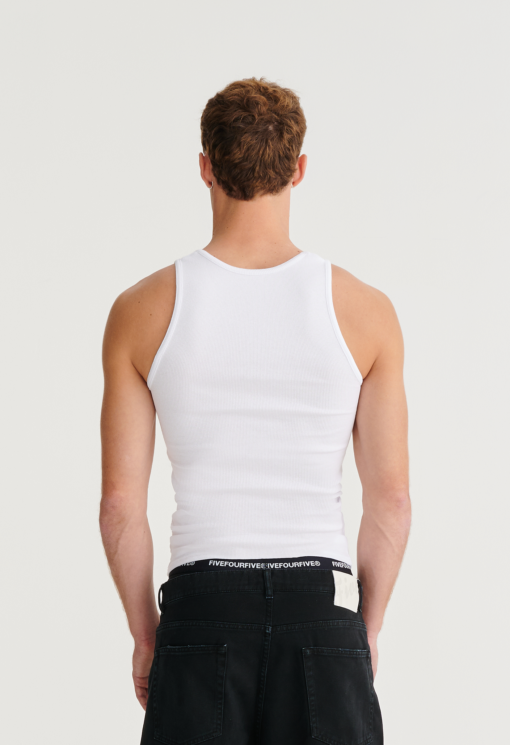 545 EVERYDAY TANK TOP WHITE - TWO PACK