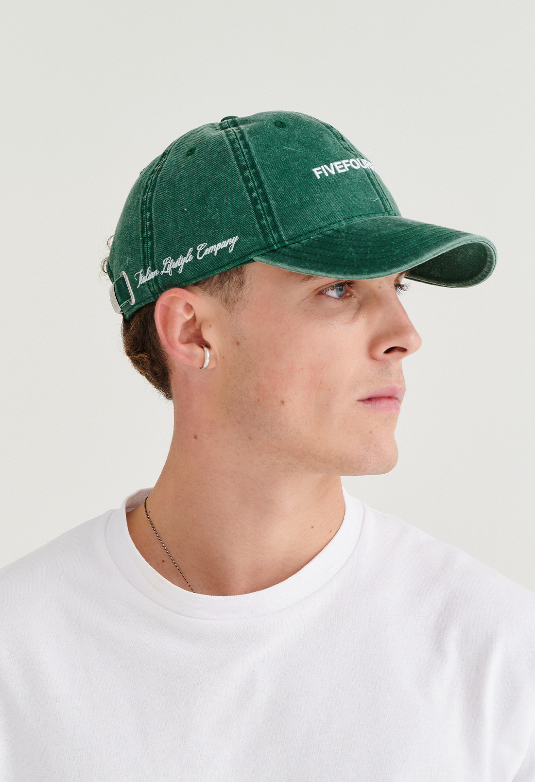 545 EVERYDAY 6-PANEL HAT WASHED BOTTLE GREEN