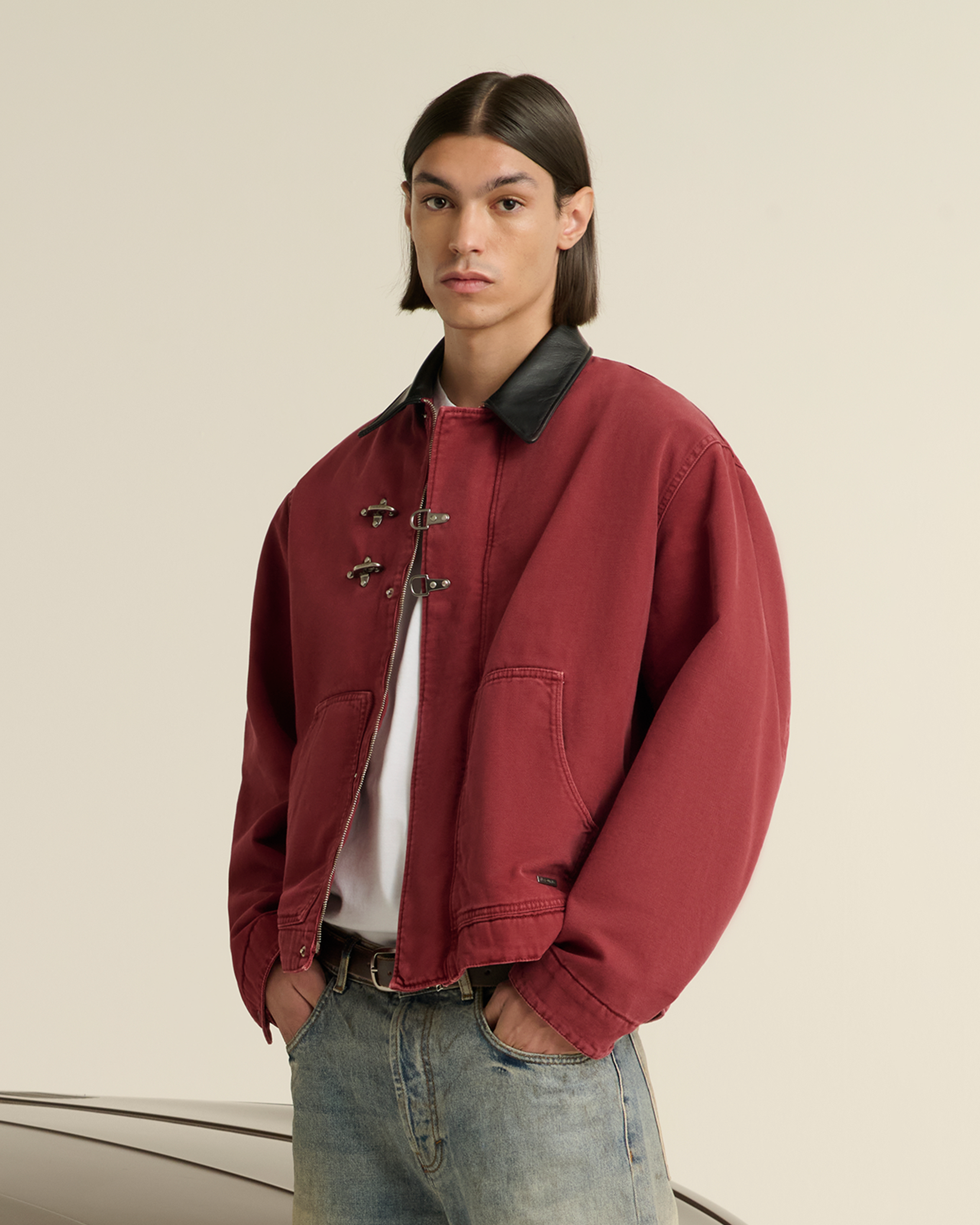 545 Zipper Canvas Blouson Jacket