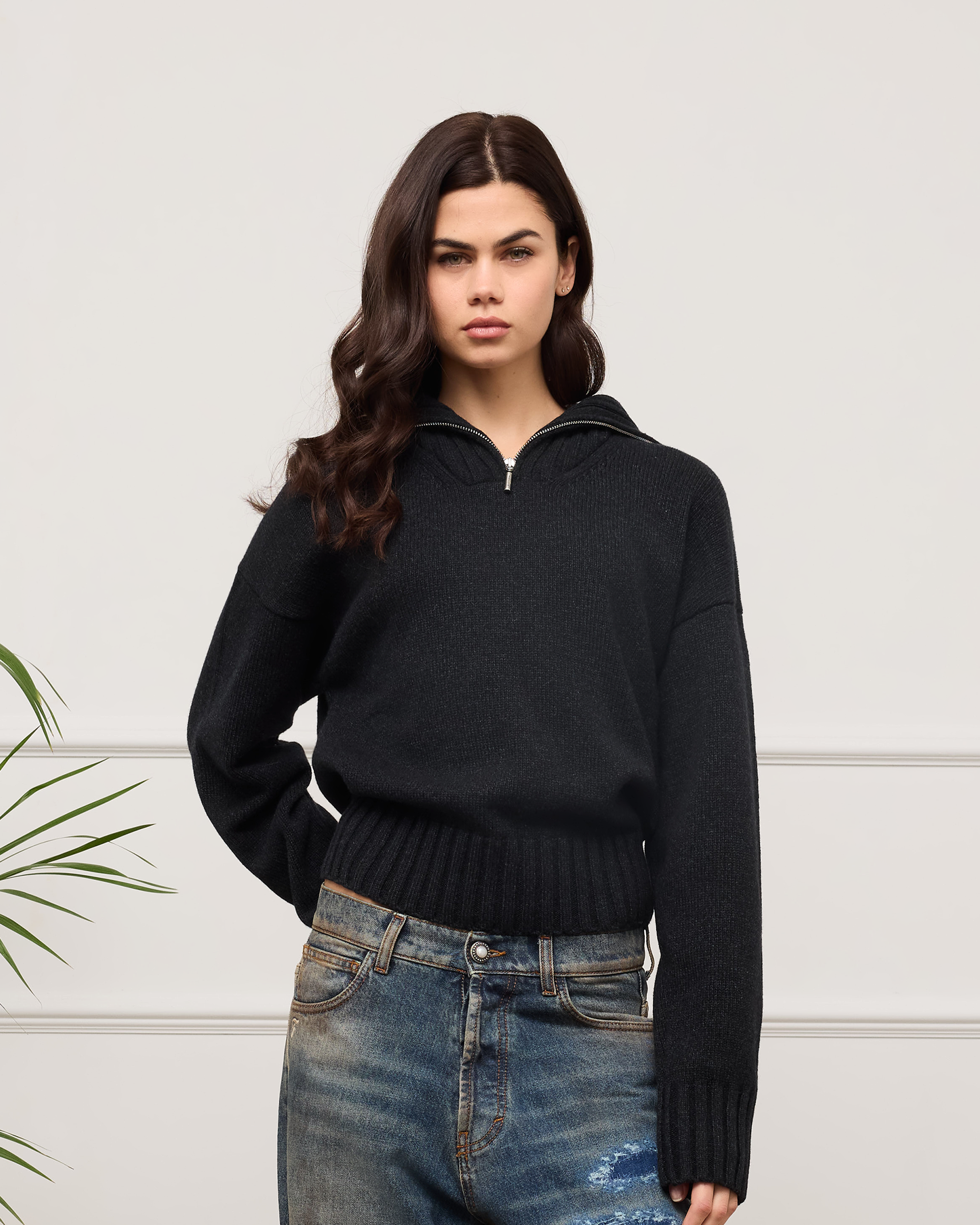 545 Half Zip Heavy Sweater