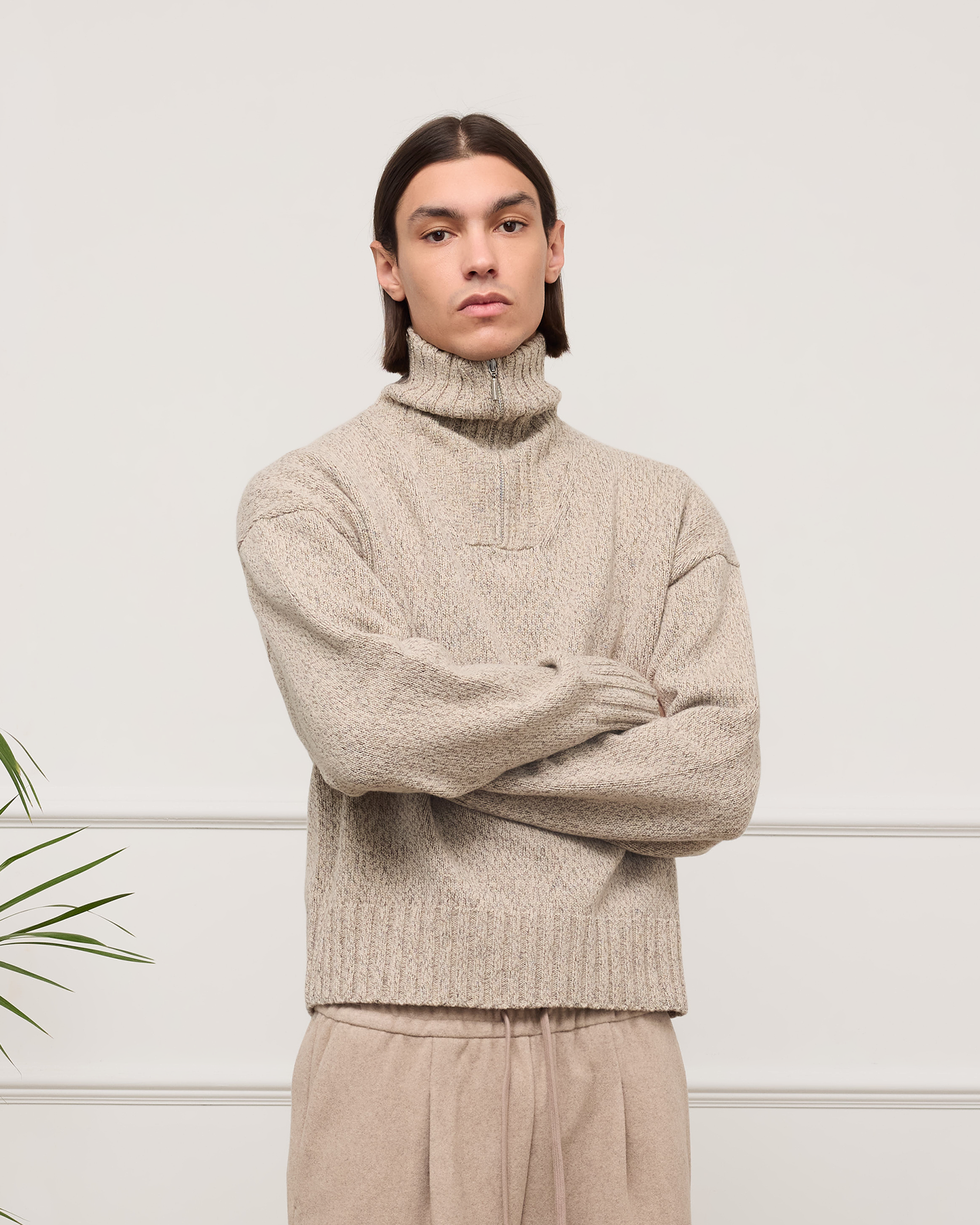 545 Half Zip Heavy Sweater