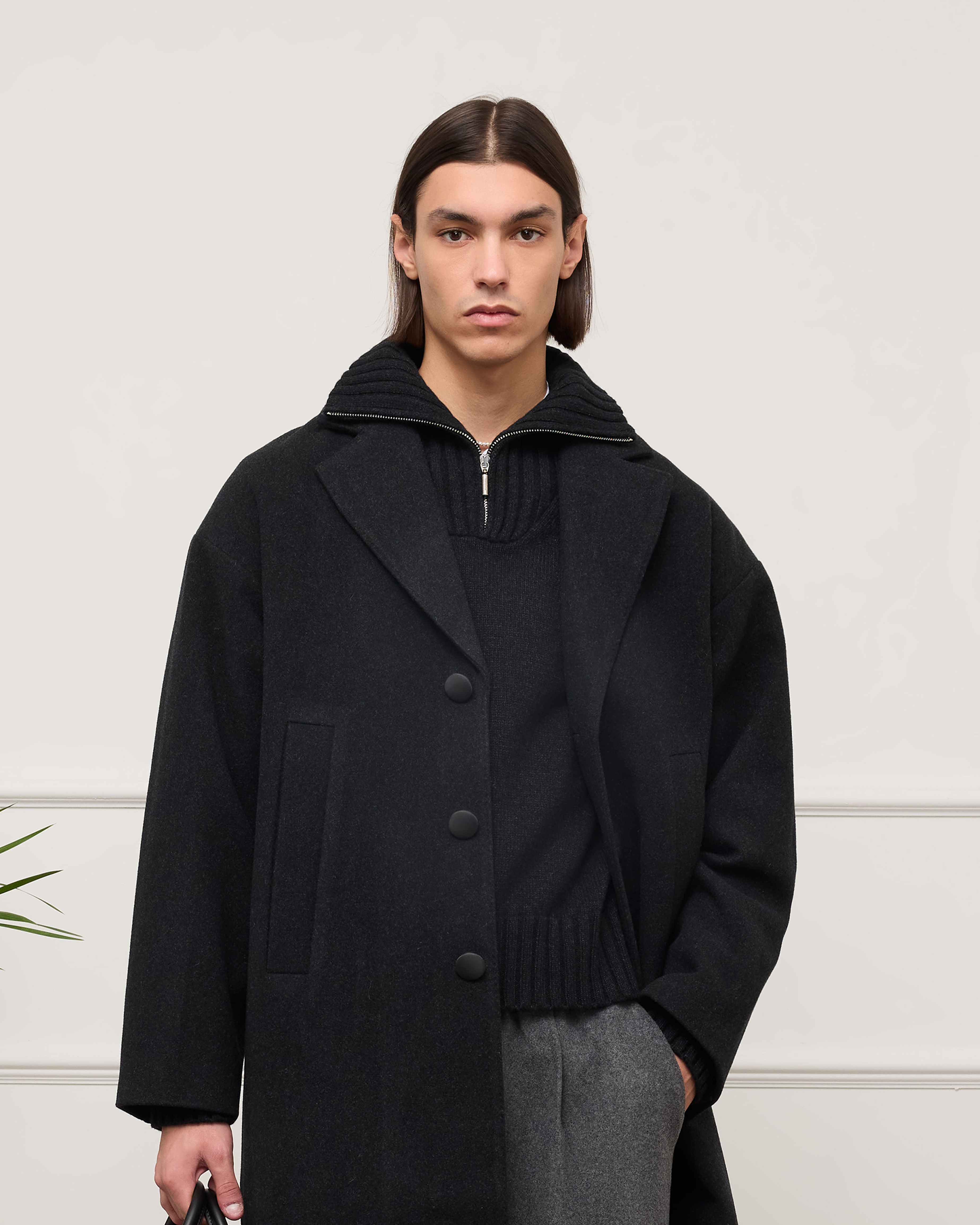 545 Half Zip Heavy Sweater