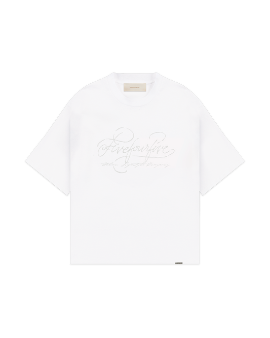545 Calligraphic Logo Tee