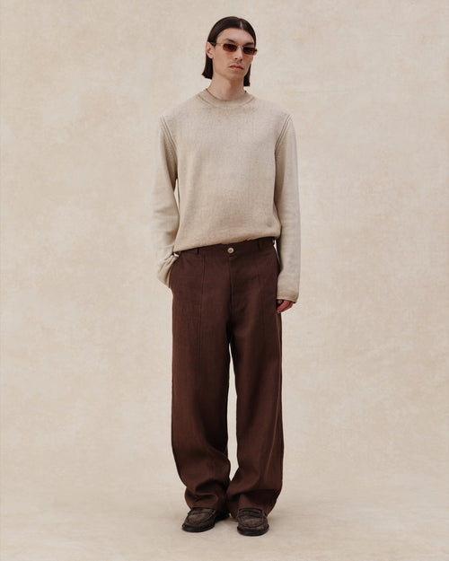 545 Tailored Heavy Linen Pants