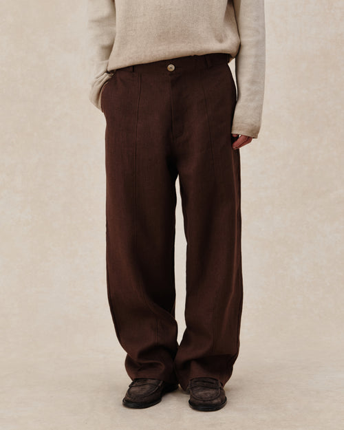 545 Tailored Heavy Linen Pants