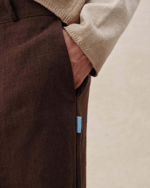 545 Tailored Heavy Linen Pants