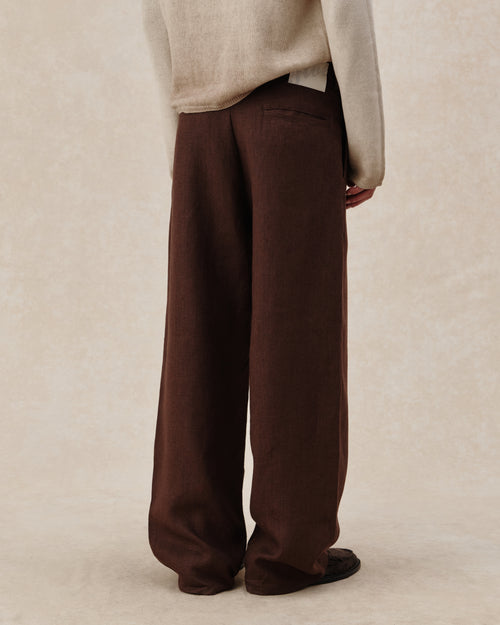 545 Tailored Heavy Linen Pants