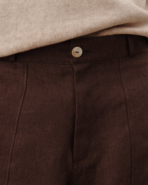 545 Tailored Heavy Linen Pants