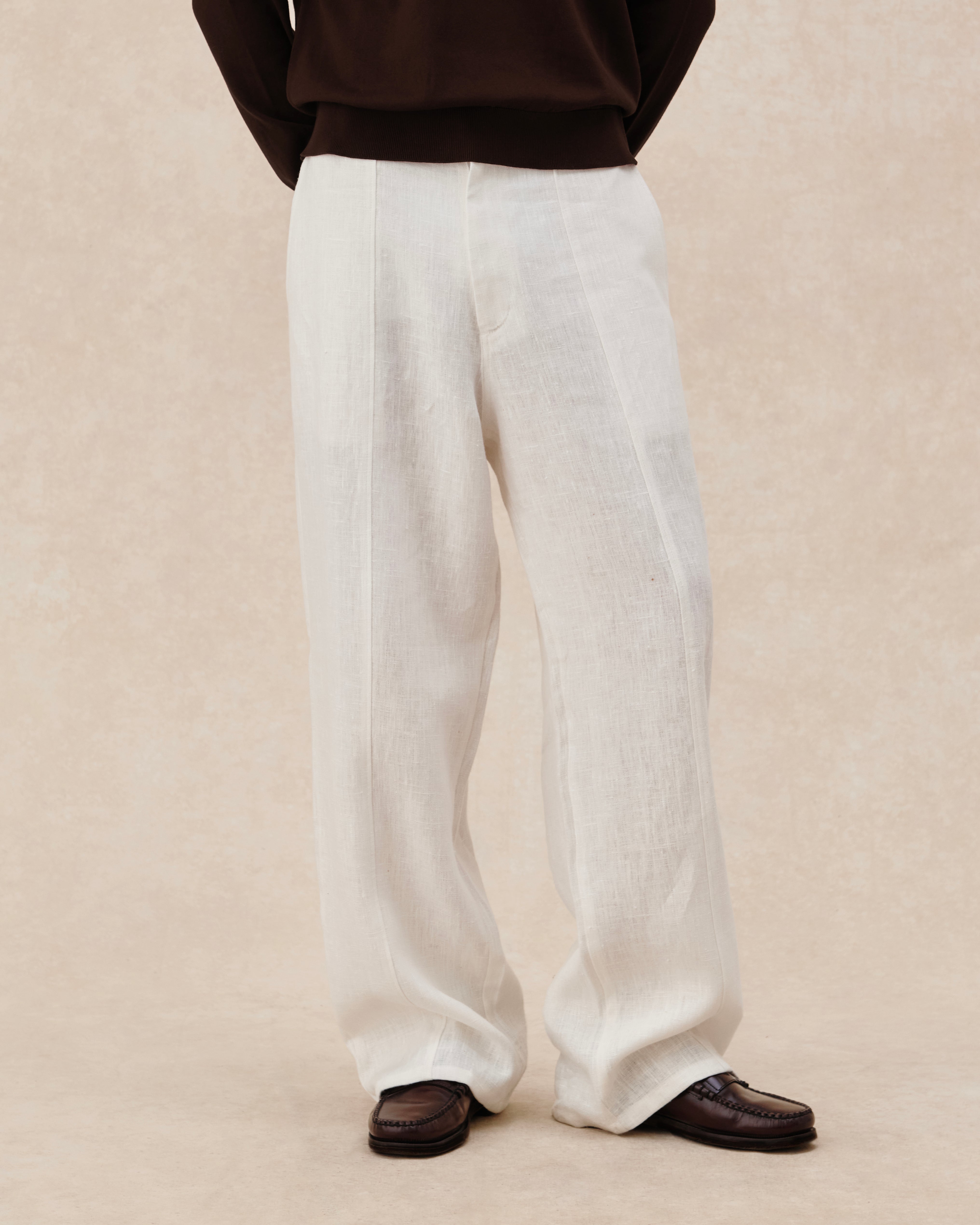 545 Tailored Heavy Linen Pants – fivefourfive