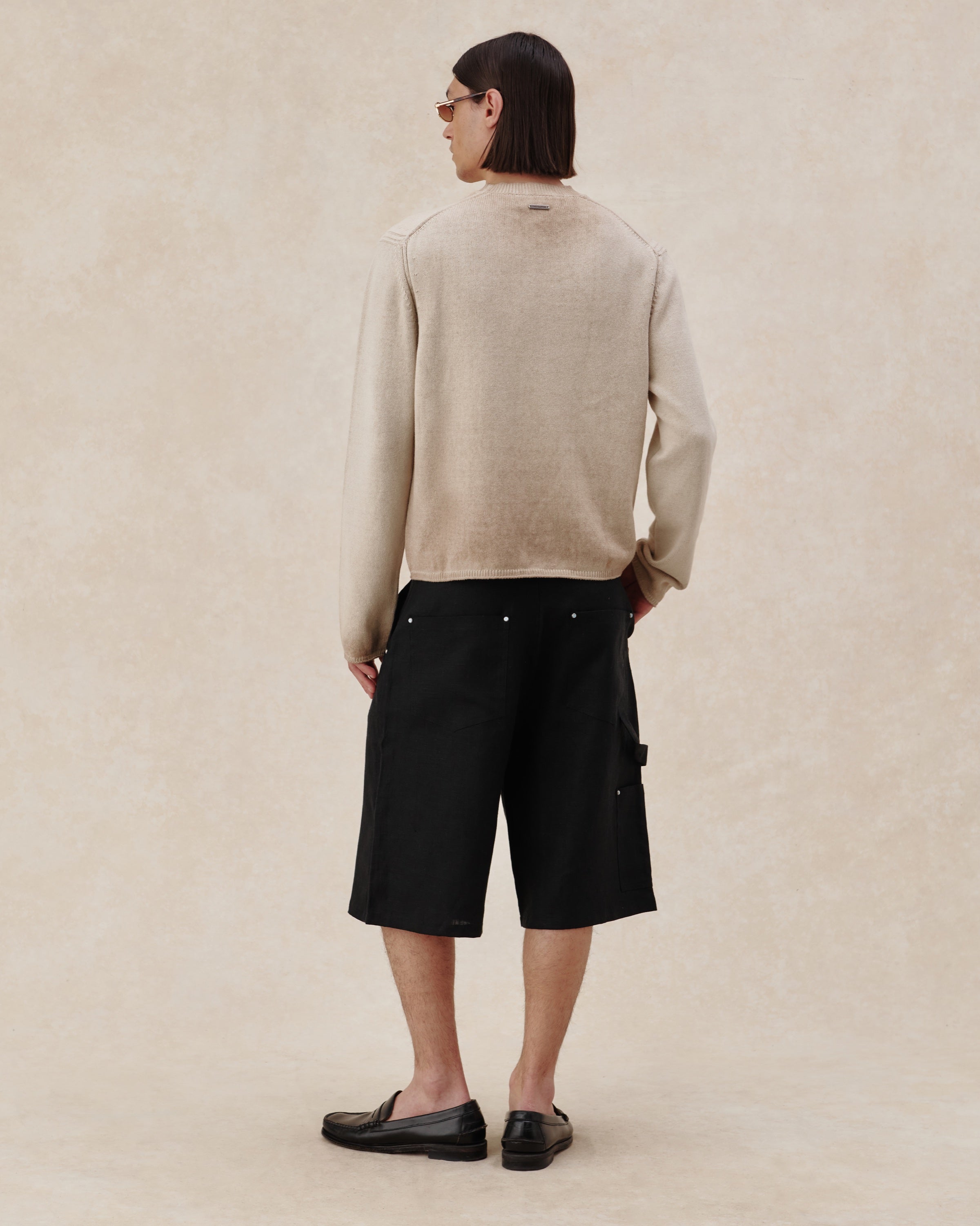 545 Linen Carpenter Shorts – fivefourfive