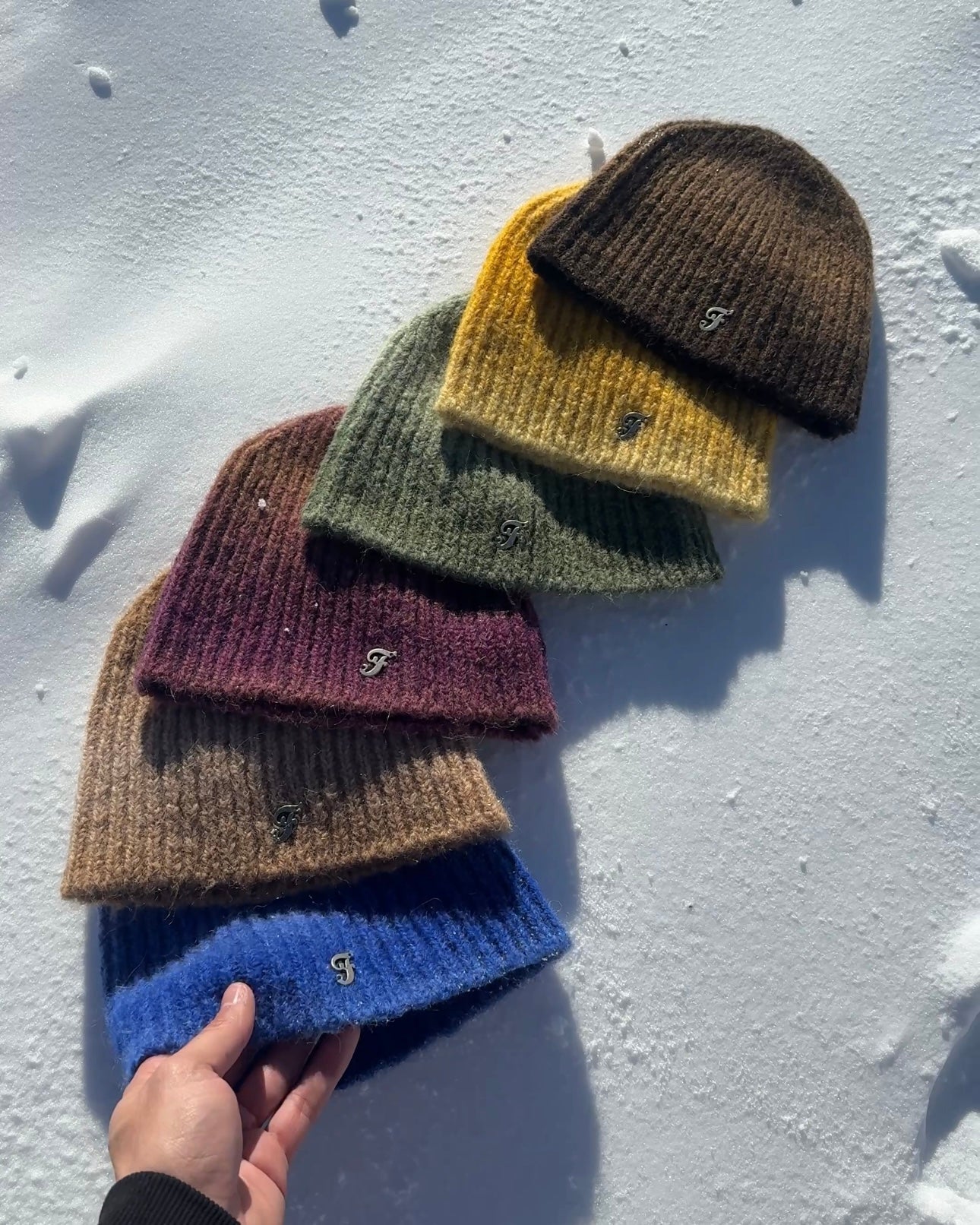 545 ALPACA FADED BEANIE YELLOW