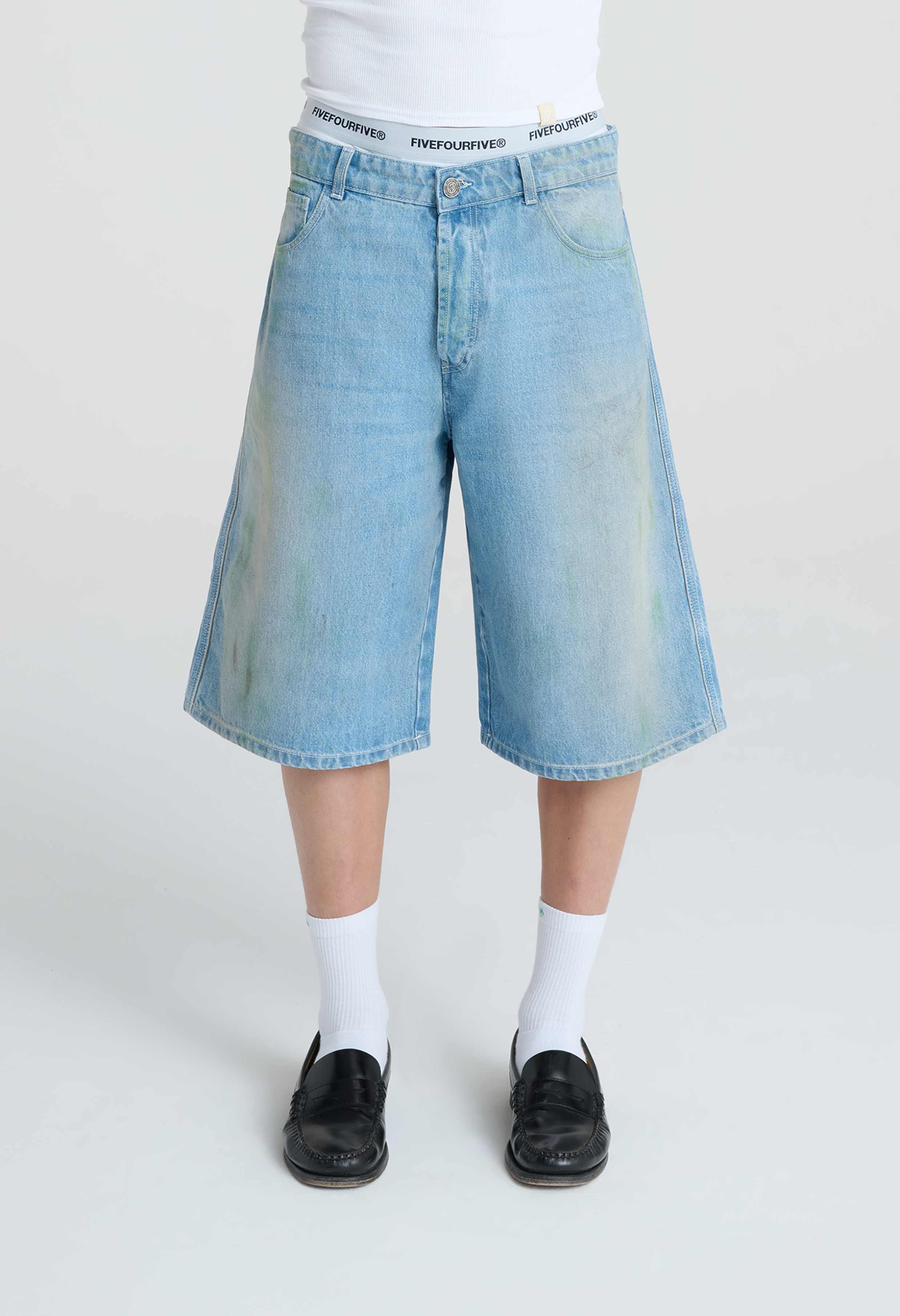 545 DENIM 02 SHORTS DIRTY GRASS