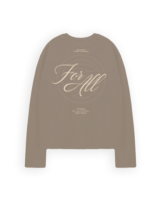 545 FOR ALL OPENING LONGSLEEVE WASHED SAND