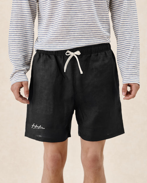 545 Madreperla Linen Swimshorts