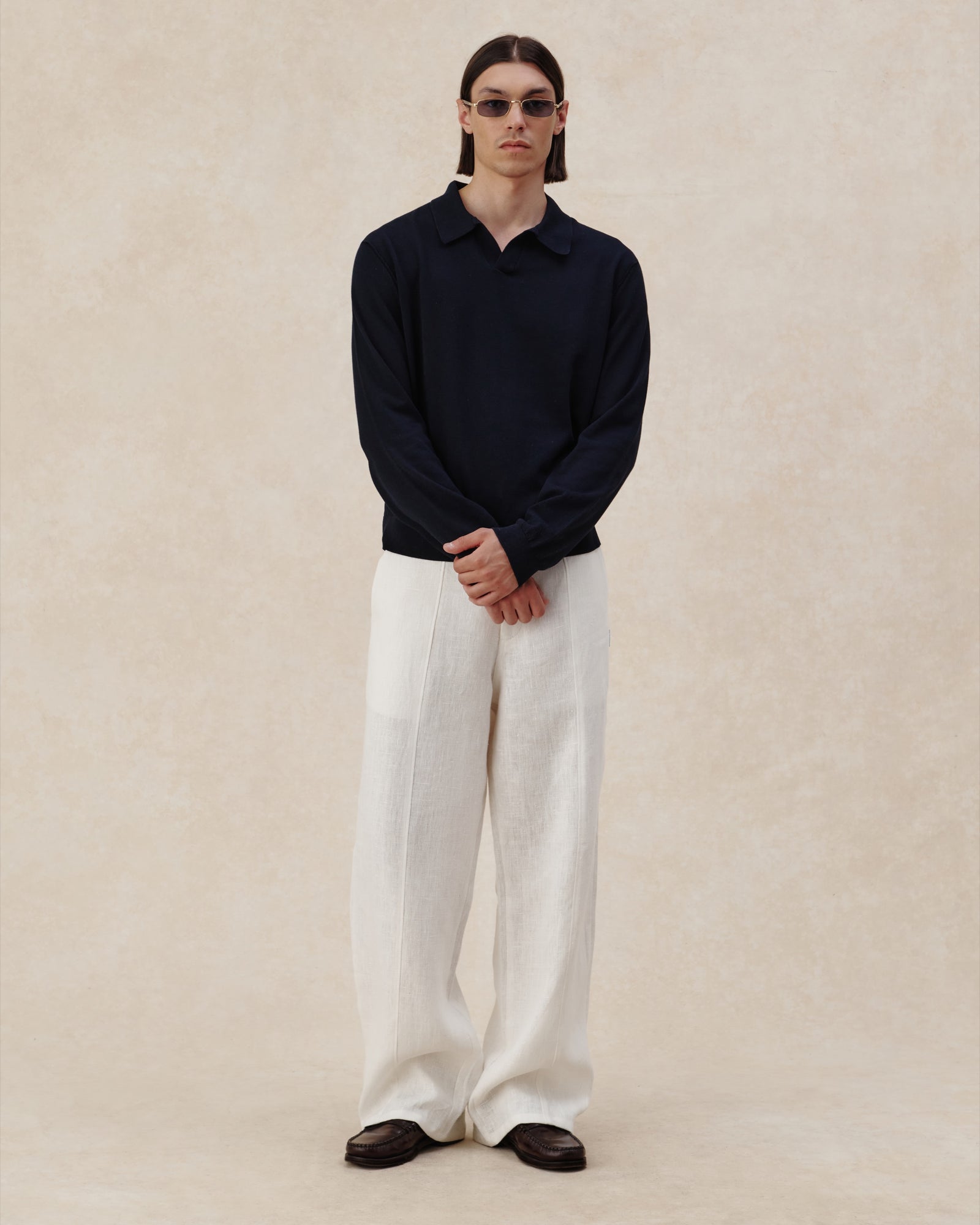 545 Tailored Heavy Linen Pants