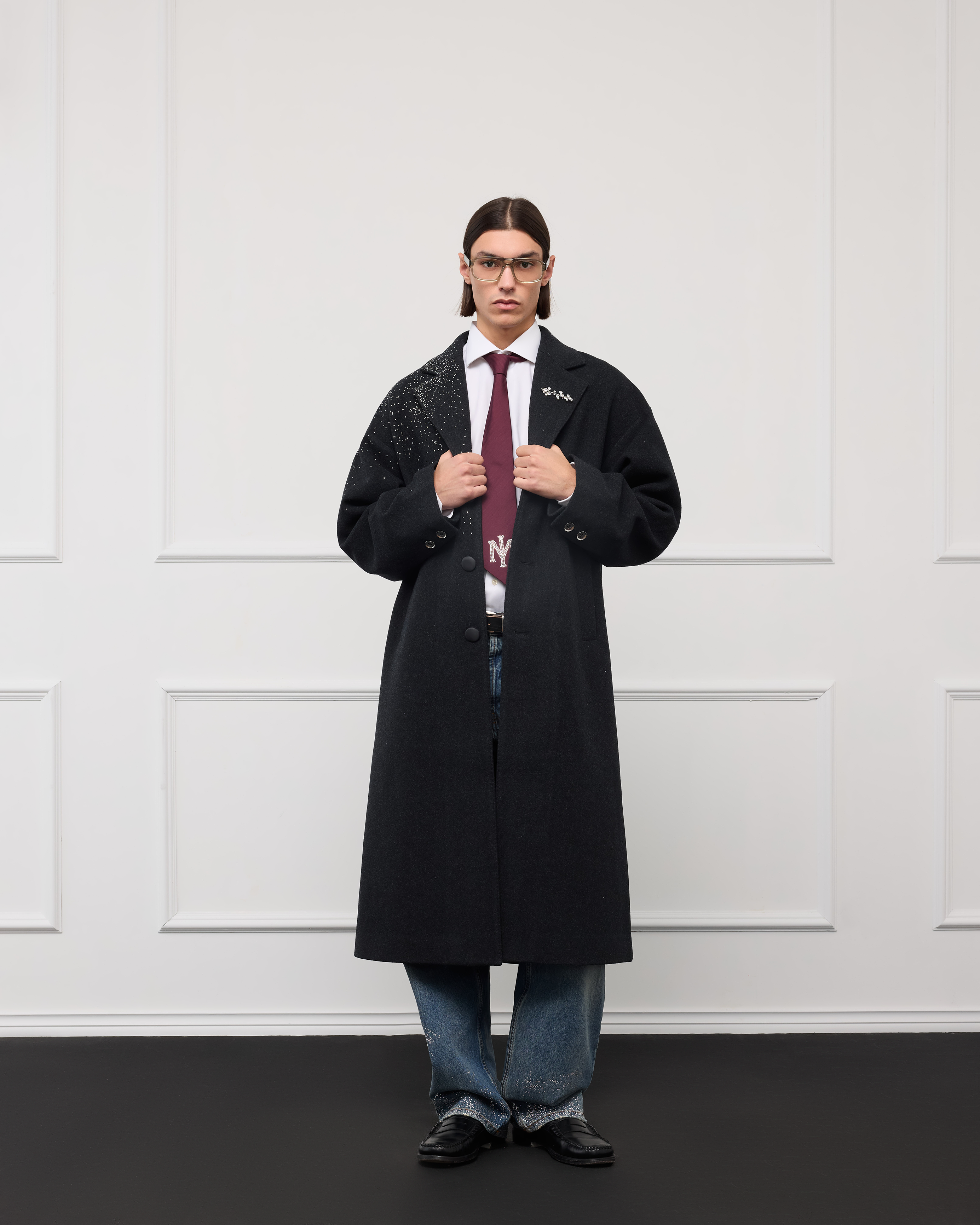 545 Crystal Wool Coat