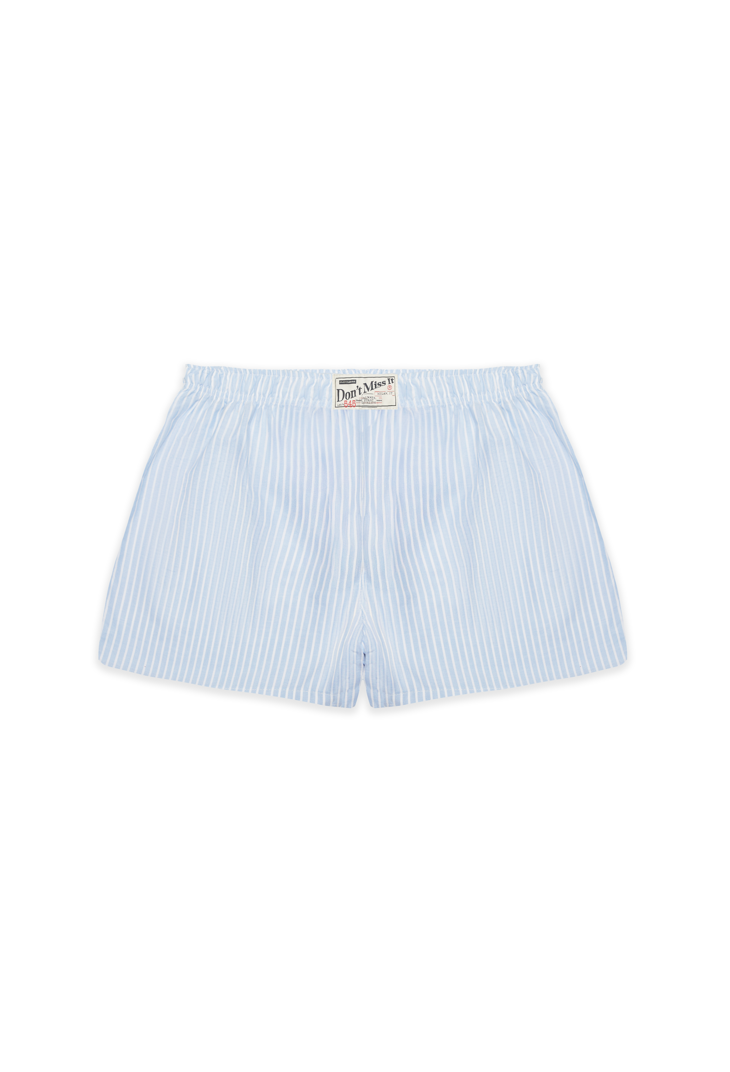 545 COTTON STRIPED BOXER BLUE / WHITE