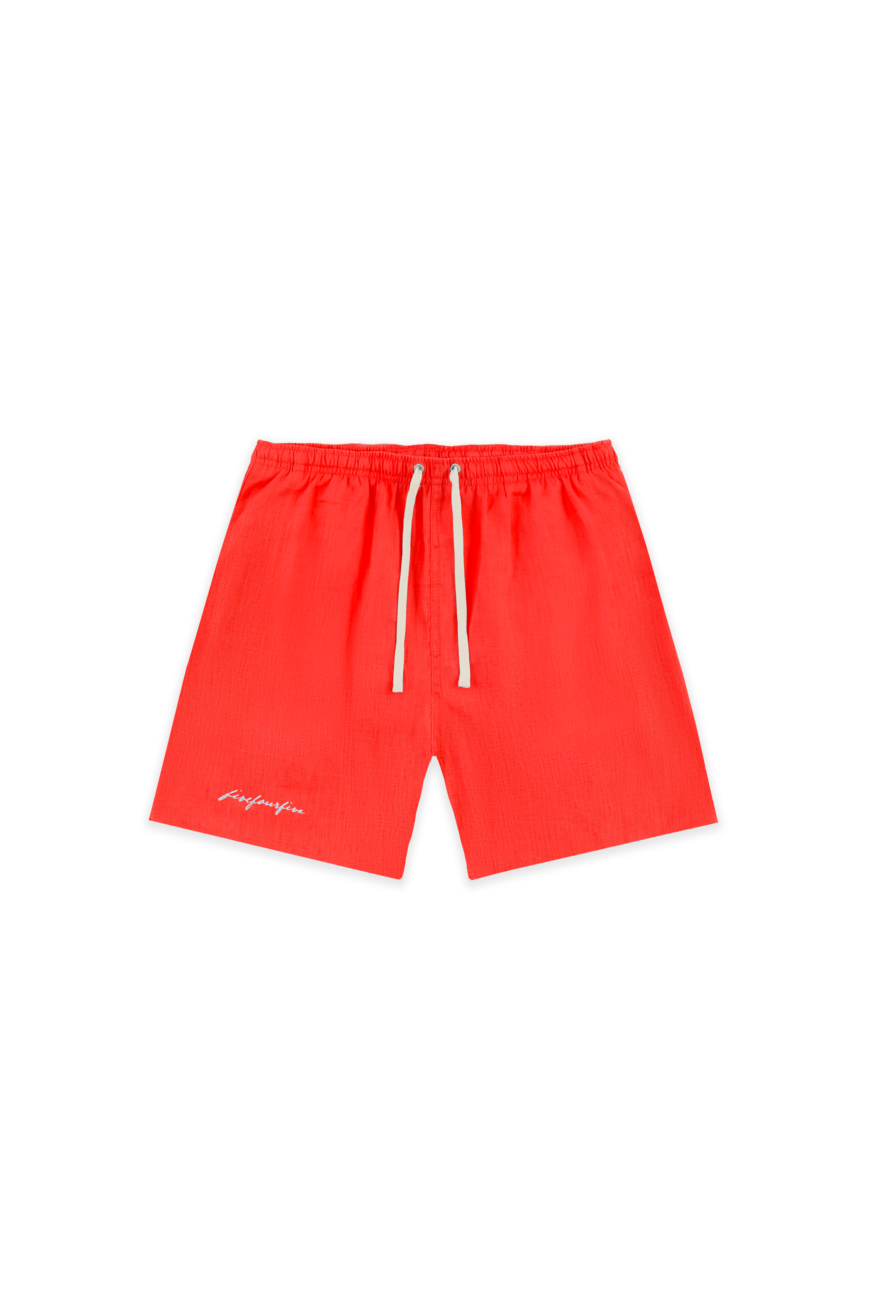 545 MADRE PERLA LINEN SWIMSHORTS CHERRY RED