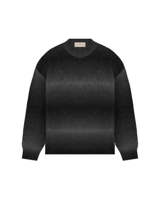 545 ALPACA FADED SWEATER BLACK