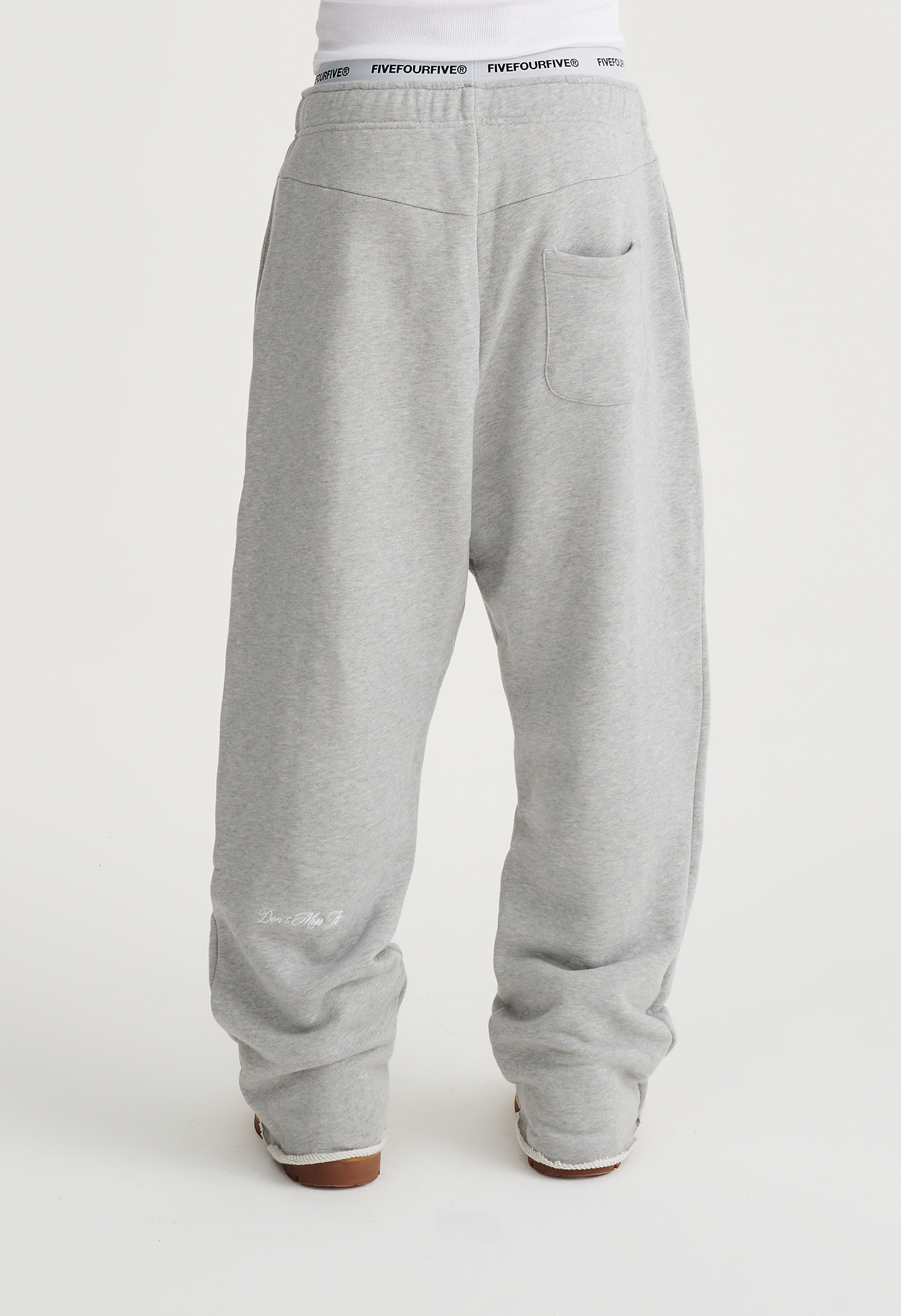 545 EVERYDAY HEAVY COTTON SWEATPANTS HEATHER GREY