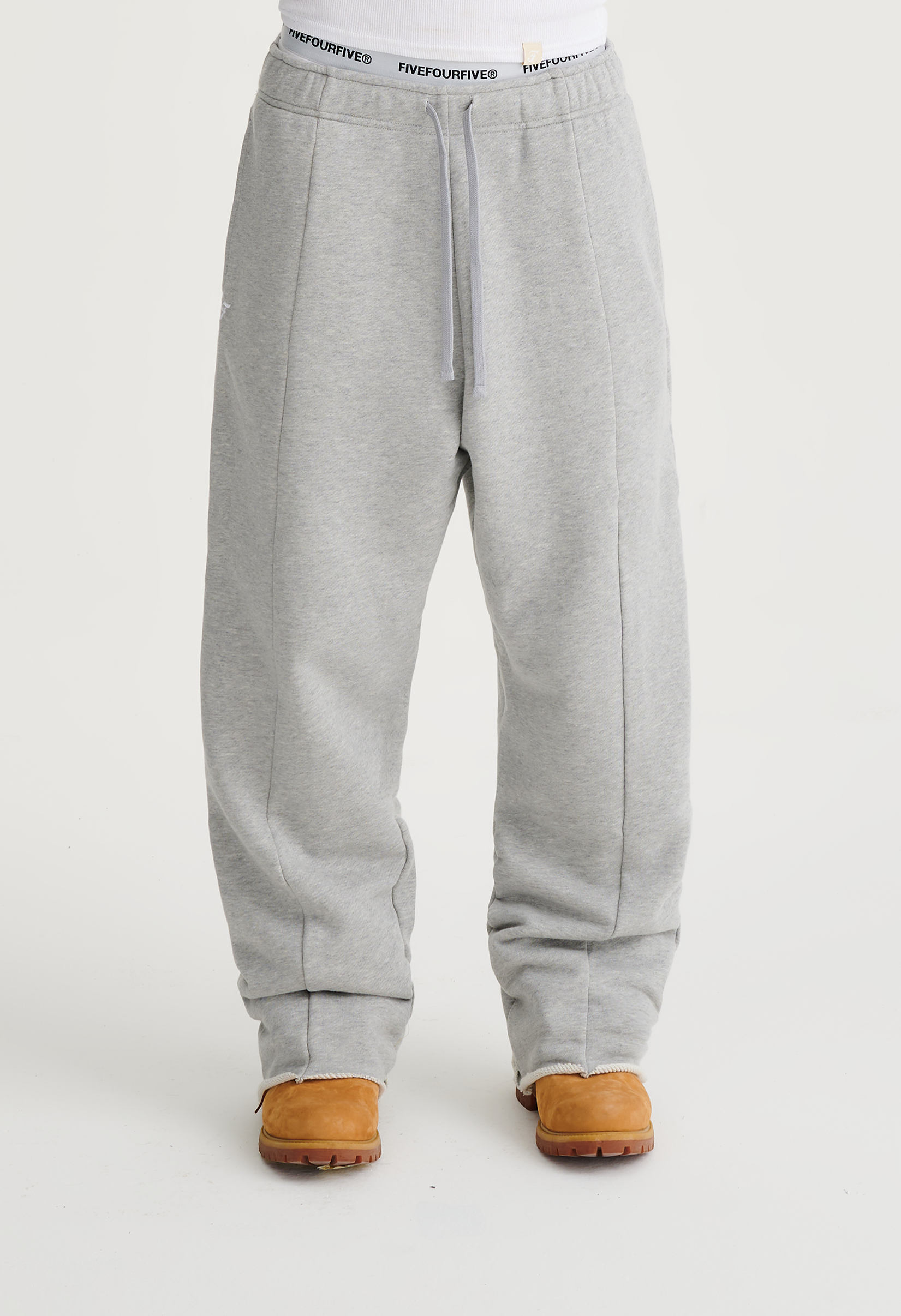 545 EVERYDAY HEAVY COTTON SWEATPANTS HEATHER GREY