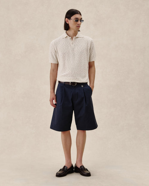 545 Bouclè Polo Shirt