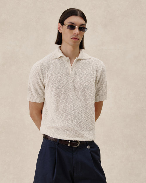 545 Bouclè Polo Shirt