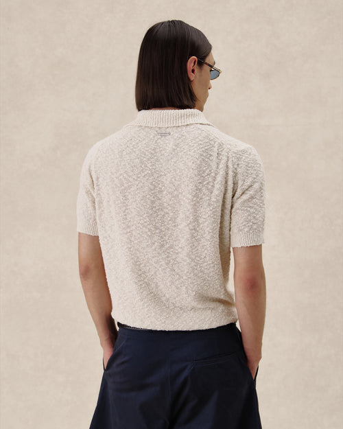 545 Bouclè Polo Shirt