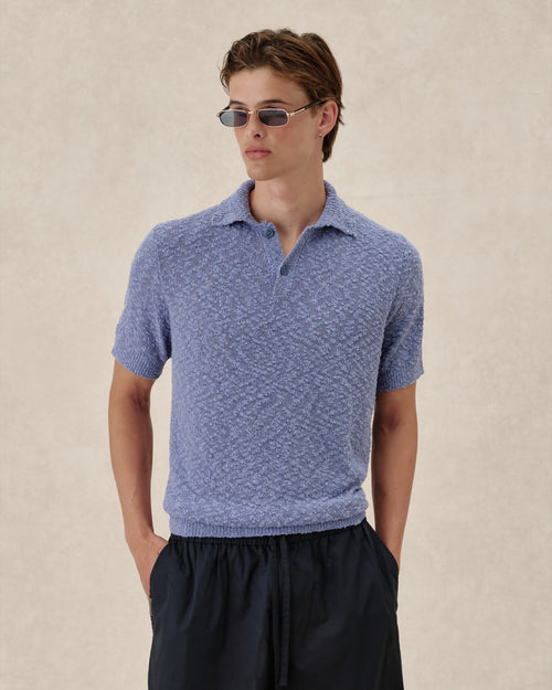 545 Bouclè Polo Shirt