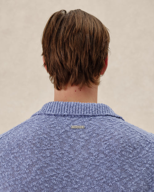 545 Bouclè Polo Shirt